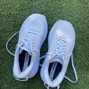 Hoka One One White Running Shoes